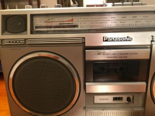 Vintage Panasonic RX - 5030 Boombox AM/FM Radio Stereo Cassette Recorder 3