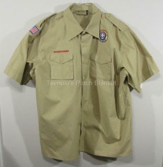 Boy Scout Now Scouts Bsa Uniform Shirt Size Adult X - Large Ss 105