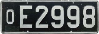 1950 Tasmania Australia License Plate (jimmy 
