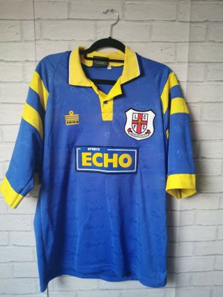Lincoln City 1996 - 1997 Away Admiral Vintage Football Shirt Adult Large