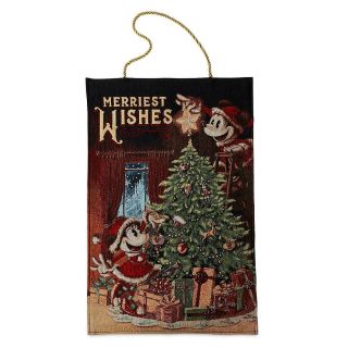 Disney Parks Mickey Minnie Merriest Wishes Tapestry Light Yp With Tag