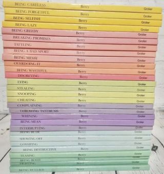 29 Help Me Be Good Books,  Joy Berry Hardcovers Vintage 1980s Complete Set