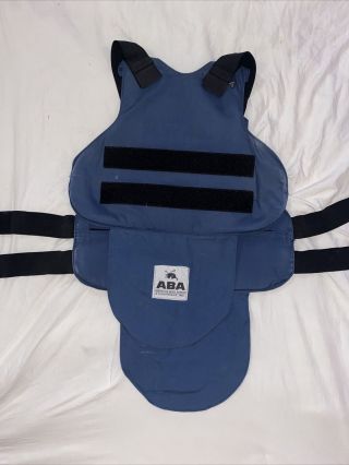 Vintage American Body Armour Bullet Proof Vest (blue)