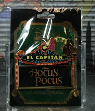 B3 Disney Dsf Dssh El Capitan Theatre Marquee Le 400 Pin Hocus Pocus Sisters