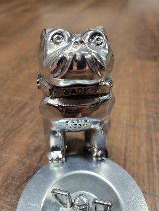 Vintage Mack Truck Bulldog Hood Ornament Dog Emblem Design Patent 87931