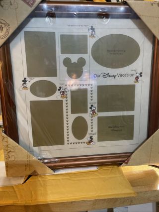 Disney Parks Mickey Our Family Vacation Collage Picture Photo Frame