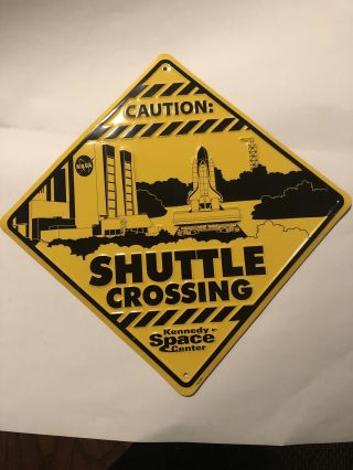 Space Shuttle Crossing Sign Kennedy Space Centre Metal Sign