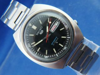 Seiko 5 Sports Automatic Watch 6319 - 6000 Vintage Circa 1970s Good,