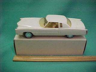 Vintage 1971 Jo - Han Models White Cadillac Eldorado Dealer Promo Model Car W/box