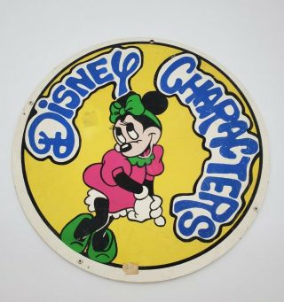 Vintage Walt Disney Park Characters Sign Meet And Greet Minnie Mouse