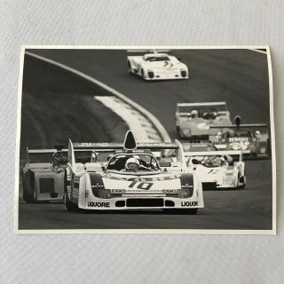 Vintage Racing Photo Photograph 1975 1000 Km De Dijon Race Porsche 908 / 3 Car,