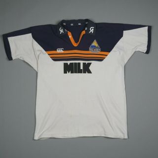Vintage 1995 Act Brumbies Rugby Jersey Milk Logo