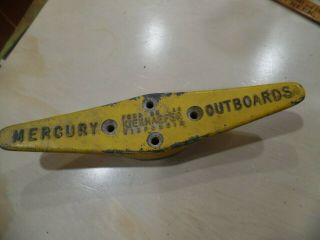 Vintage Mercury Outboard Boat Motors Adv Cast Metal Boat Tie Down Fond Du Lac Wi