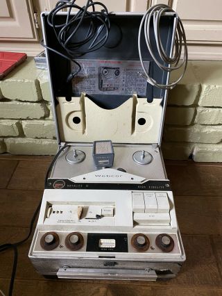 Vintage Webcor Royalite Ii Stereophonic Reel - To - Reel Tape Recorder