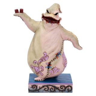 Jim Shore Nightmare Before Christmas Gambling Ghoul Oogie Boogie Resin Figurine