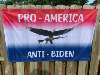 Pro - America Anti - Biden Pro Firearms 1 Of A Kind Flag 3x5ft
