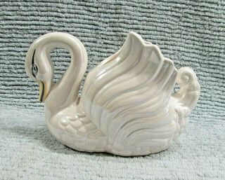White Swan Bird Vintage 1980 
