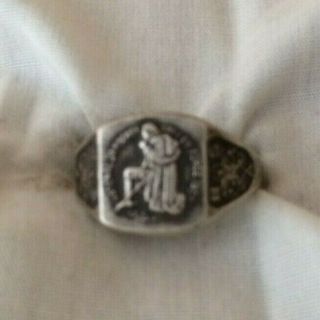 Vintage Sterling Silver Boy Scout Of America Ring Size - 12 140