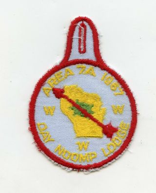 Oa Area 7a 1967 Conference Patch Day Noomp Lodge Boy Scout