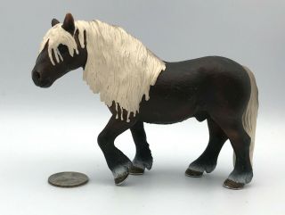 Schleich Black Forest Stallion Draft Horse Animal Figure 2009 Retired 13663