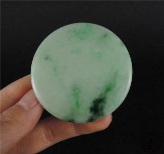 Jadeite Emerald Jade Pendant Netsuke Safe & Sound Auspicious