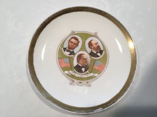 Presidents Abraham Lincoln,  James Garfield,  William Mckinley Martyrs Plate