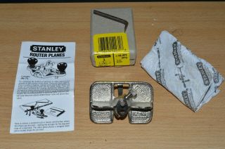 Vintage Stanley Router Plane No.  271 With 6mm Cutters Leaflet Box