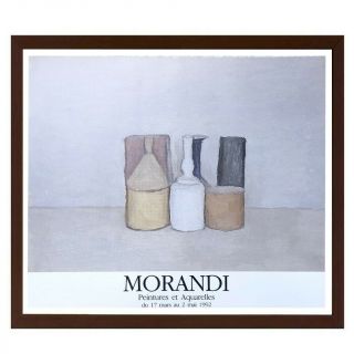 Giorgio Morandi 1992 Vintage Medium Offset Lithograph On Thick Paper