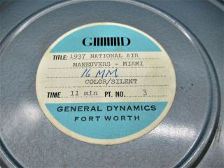 16mm Film 10th Annual American Air Maneuvers In Miami In 1937 - Great Content