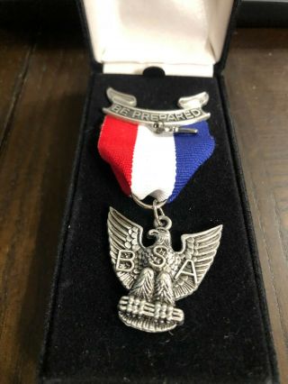 Bsa Eagle Scout Medal Cfj Type 3 Non - Sterling 2001 - 2007 Bv4