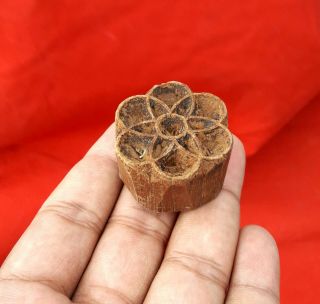 Antique Wooden Hand Carved Textile Printing Block (64)