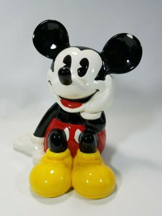 Vtg Mickey Mouse Treasure Craft Cookie Jar