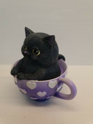 Cutiecat 10.  5cm Black Cat Figurine 2