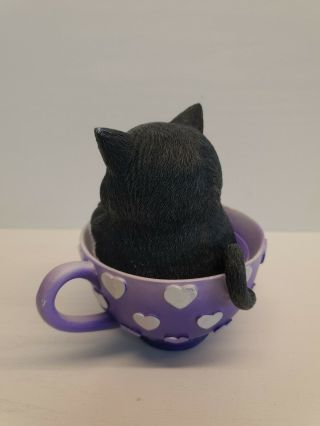 Cutiecat 10.  5cm Black Cat Figurine 3