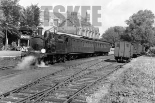 Larger Negative Br British Railways Steam Loco W14 Class O - Bembridge 1951 Wight