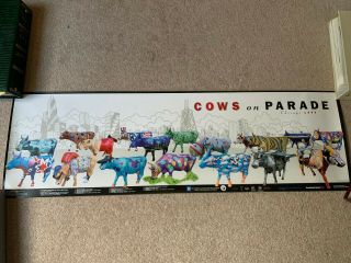 Cows On Parade Chicago 1999 Iconic Poster - No Creases Or Folds - Price