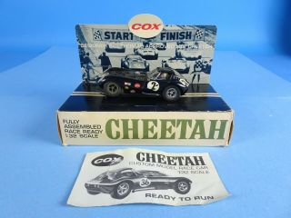 Vintage 1:32 Cox Cheetah Slot Car - 1967