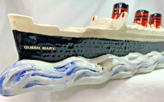 Vintage 1963 Rms Queen Mary Liquor Decanter Made In Italy