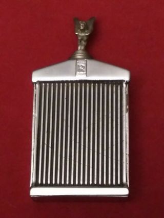 Vintage Rolls Royce Permanent Match Miniature Grill The Spirit Of Ecstasy Rr Vtg