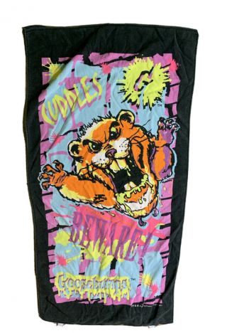 Vtg 90’s Goosebumps Cuddles Hamster Beach Towel