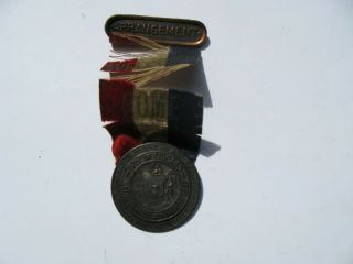 Chicago Arrangement Committee Soldiers & Sailors Dewey Parade Medal