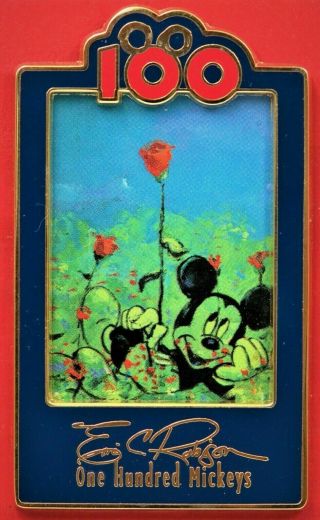 Disney Pin 14192 One Hundred Mickeys Series (080) In The Garden Le 3500 Rare