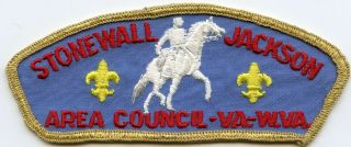 Stonewall Jackson Area Council - 50th Anniversary Csp - Gmy Border,  Yel Fdls