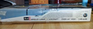 VTG 1967 Revell APOLLO LUNAR SPACECRAFT Model Kit H - 1838:600 1/48 Scale 2