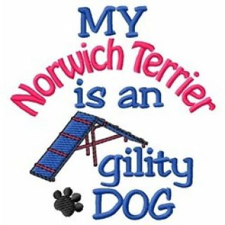 My Norwich Terrier Is An Agility Dog Short - Sleeved Tee - Dc1966l