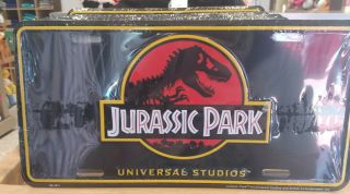 Jurassic Park Logo Rare Universal Studios Florida License Plate