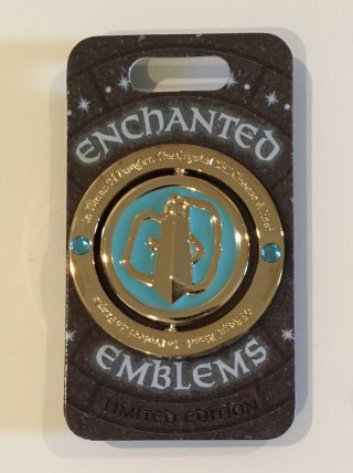 Disney Enchanted Emblems Atlantis Kida Spinner Pin Limited Edition 3000