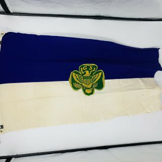 Vintage Girl Scouts Flag 3’x5’ Defiance Made In Usa