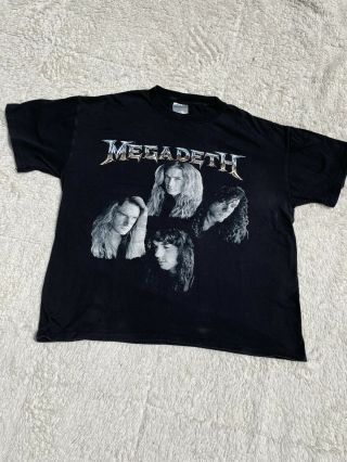 Vintage 1992 Megadeth Countdown To Extinction Brockum Tour T - Shirt Xl
