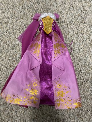 Disney Store 17” Rapunzel Limited Edition Doll Dress Only No Doll